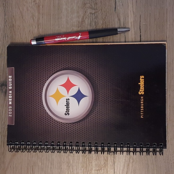 Hand Crafted Other - Secret Journal "2009 Pittsburgh Steelers Media Guide" 📚 Handmade Journal